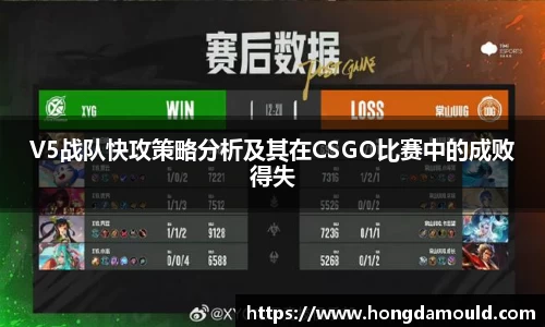 V5战队快攻策略分析及其在CSGO比赛中的成败得失
